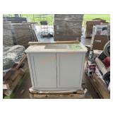 36ï¿½ grey with white top vanity