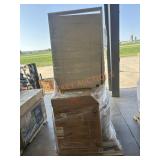 32ï¿½ prehung door, cabinet, 2 seat sofa, & more