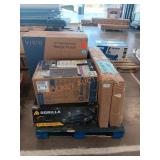 Stove fan, dehumidifier, Gorilla dump cart