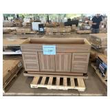 60ï¿½ brown vanity no top