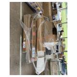 Fence gate, led lights, unopened boxes