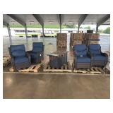 5 piece patio fire set