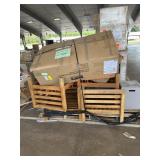 Patio fire and seat set