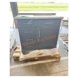 36ï¿½ grey with white top vanity