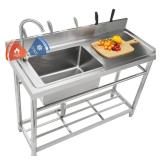 Stainless Steel Utility Sink NSF