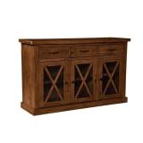 Alpine Newberry 58" Wood Sideboard