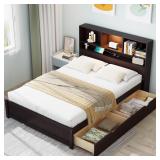 Harper & Bright Twin Wood Platform Bed