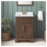 Doveton 24" Vanity with Marble Top