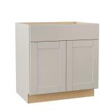Shaker Sink Base Cabinet, Dove Gray