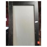 32 in. x 80 in. Yero Modern 1-Lite Black Primed S