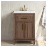 Glacier Bay Riley 24-in Vanity with Top