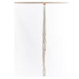 30 in. Off White Macrame Plant Hanger