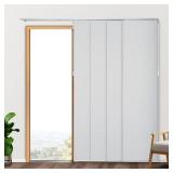 Skyrise White Sliding Panel Blind 23" Slats
