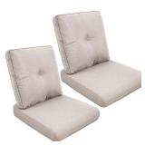 ArcoBay 22x25x4 Deep Seating Cushions Beige