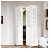 48x80 Half-Panel Bi-fold Door with Locks