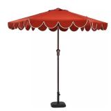 Hampton Bay 7.5 ft Market Umbrella, Chili, missin