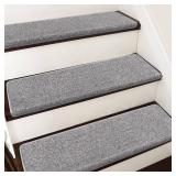 Light Grey 9.5x30x1.2 Stair Tread Set 14