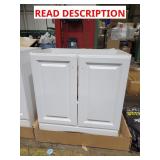 White base cabinet aprox 32"x31"x19