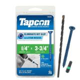 Tapcon 1/4 in. x 3-3/4 in. Concrete Screws