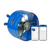 QuietCool Smart attic gable fan 16.5-in dia
