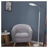 Deluxe Sunlight 55 in. White Floor Lamp
