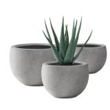 Kante Round Concrete Planter Pot