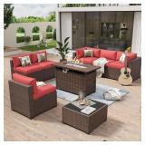 Outdoor Patio Seats with BEIGE Cushions