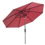 Havenside Sun-Ray 9 Round Umbrella   Red
