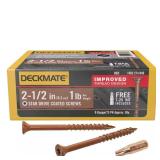 (12) 2-1/2 in. Red Exterior Screws #9 (1 lb/87)
