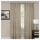 Achim 84-in Camel Geometric Curtain Panel