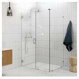 48 in. W x 34 in. D x 78 in. H Pivot Frameless Co