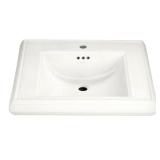 Memoirs 5-3/8 in Ceramic Sink Basin White