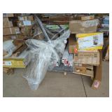 HDX Skid Shelving Units, Patio Chair & Rails