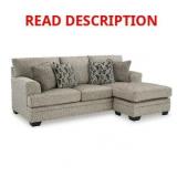 (Damaged) Ashley Stonemeade Taupe Sofa Chaise