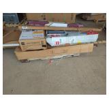 Skid GAF Underlayment, HDX Shelf, Tote Shelving