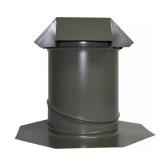 8 in. Adjustable Galvanized Pipe Flashing