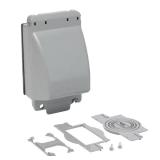 (6) 1-Gang Weatherproof In-Use Outlet Cover, Gray