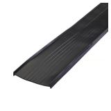 M-D Platinum Black Vinyl Door Bottom 9 ft