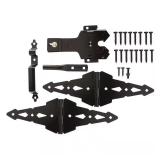 Black Deluxe Latch Gate Set