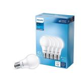 Philips A19 LED Bulb Daylight 40W Equiv 4 pk