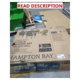 Hampton Bay Laurel Oaks TABLE & CUSHIONS ONLY