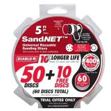 Diablo SandNet 5" Sanding Disc 400 Grit 50 pk