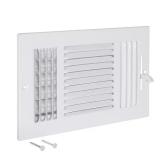 (3 Different Sizes) EZ-FLO 10x6 3-Way Steel Wall/