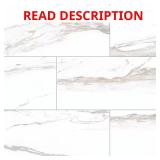 Milos White 24x48 Porcelain Tile 16 sq ft/Case