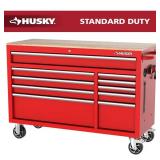 Modular Tool Storage 52"W Red Workbench