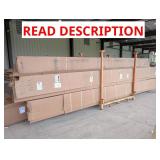 Skid: 4 Foam Fake Wood Pillars, 18