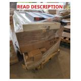 Skid Lot 36" Bathroom Vanity, Floor & Glass Door