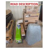 Skid Upright Freezer, Mini Fridge, Porch Railing