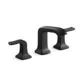 KOHLER Rubicon Widespread Matte Black