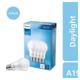 Philips LED 100W A19 Daylight Bulb (4-Pack)